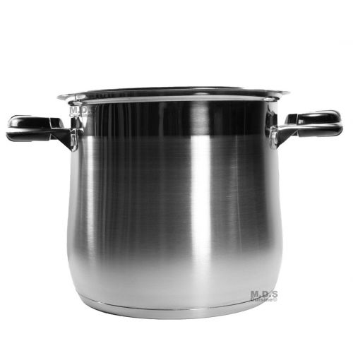  Not Specified 20Qt Stock Pot Stainless Steel Super Double Capsulated Bottom w Glass Lid