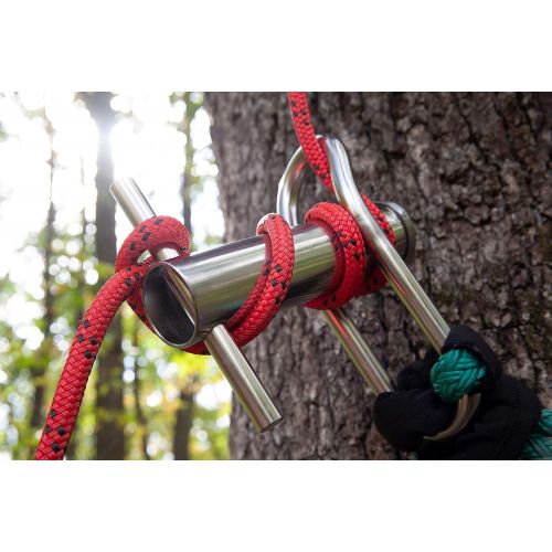  [아마존베스트]NOTCH Medium Portawrap Stainless Steel Rope Friction Device - POWMSS