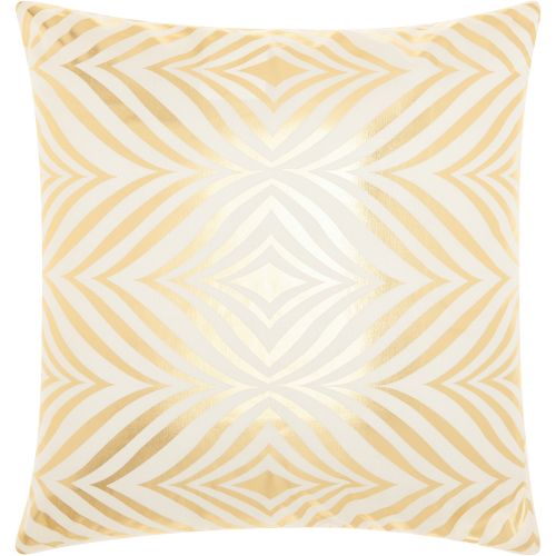  Nourison Luminecence Diamond Zebra Decorative Throw Pillow, 18 x 18