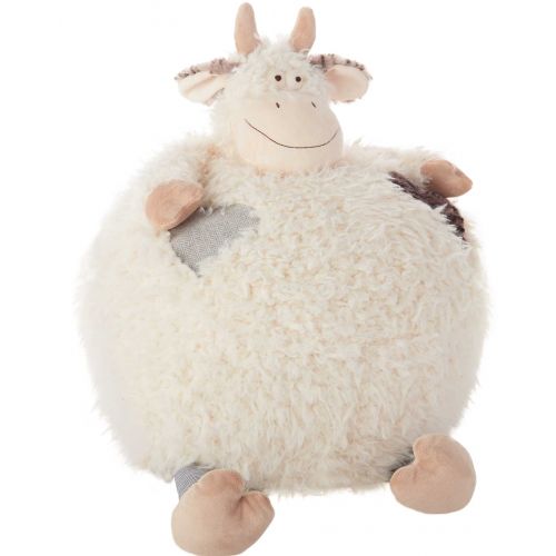  Nourison Snuggle Buddies 16 Oversized Cow Plush Pouf Pillow