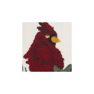 Nourison Home For The Holiday Snowing Cardinal On Holly Multicolor Throw Pillow