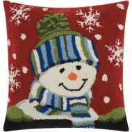 Nourison Home For The Holiday Snow Boy Multicolor Throw Pillow
