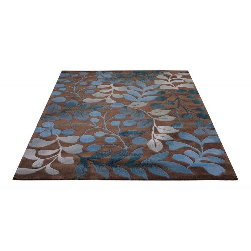  Nourison Contour (CON02) Mocha Rectangle Area Rug, 7-Feet 3-Inches by 9-Feet 3-Inches (73 x 93)