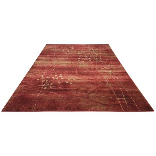  Nourison Somerset Flame Rectangle Area Rug, 2 x 29