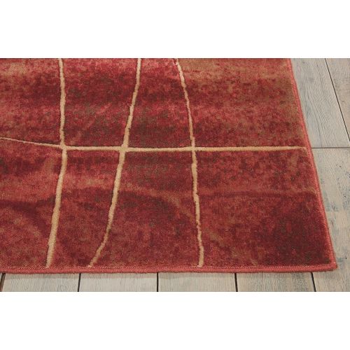  Nourison Somerset Flame Rectangle Area Rug, 2 x 29