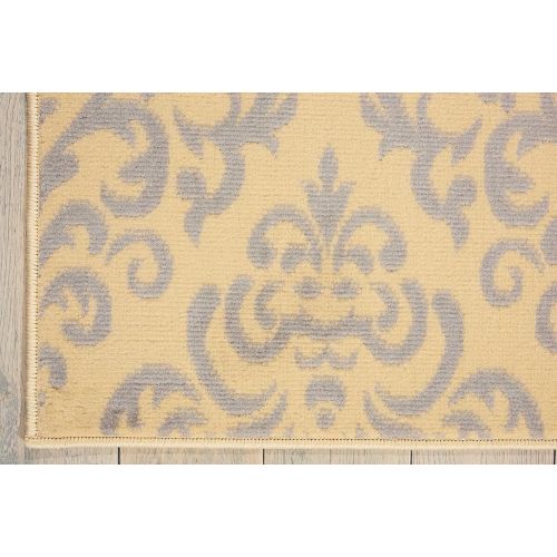  Nourison GRF06 Grafix WhiteBlue Area Rug 6 x 9, 6X9