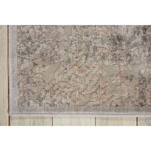  Nourison Graphic Illusions (GIL09) Grey Rectangle Area Rug, 5-Feet 3-Inches by 7-Feet 5-Inches (53 x 75)