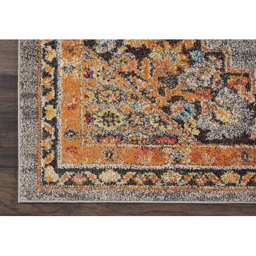  Nourison PST01 Passionate Persian Traditional Navy Area Rug 53 x 73