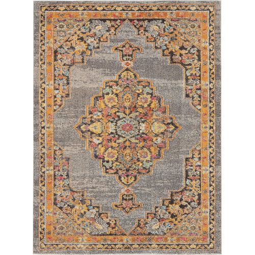  Nourison PST01 Passionate Persian Traditional Navy Area Rug 53 x 73