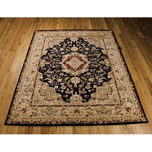  Nourison Nourison 2000 (2028) Black Rectangle Area Rug, 3-Feet 9-Inches by 5-Feet 9-Inches (39 x 59)