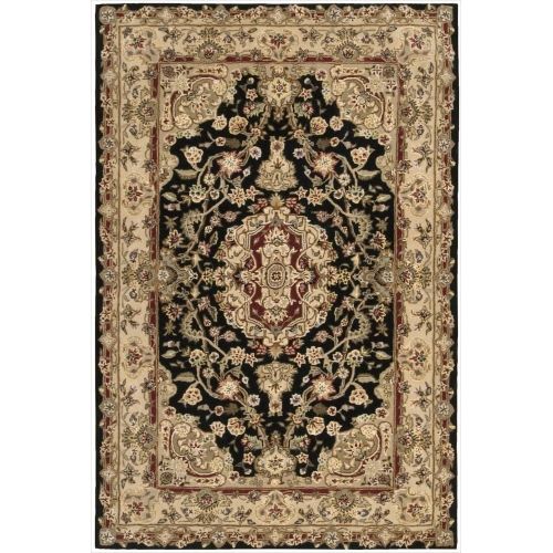  Nourison Nourison 2000 (2028) Black Rectangle Area Rug, 3-Feet 9-Inches by 5-Feet 9-Inches (39 x 59)