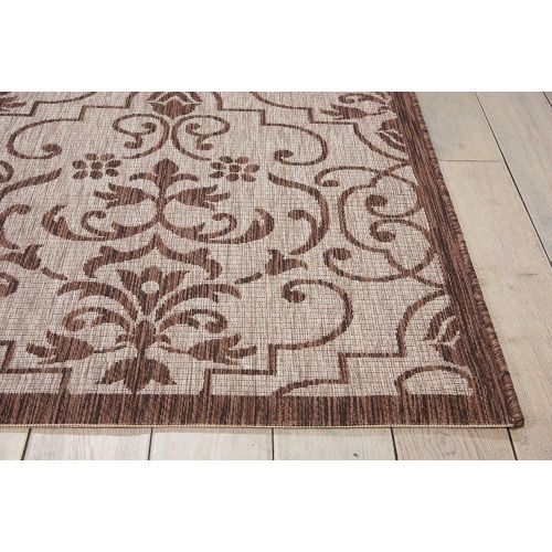  Nourison Garden Party GRD04 Denim IndoorOutdoor Area Rug 5 Feet 3 Inches by 7 Feet 3 Inches, 53X73