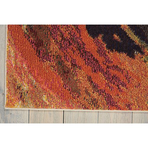  Nourison Celestial Modern Bohemian Wave Multicolored Area Rug, 311 x 511