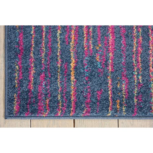  Nourison Passion Modern Abstract Colorful Multicolor Area Rug, 53 x 73