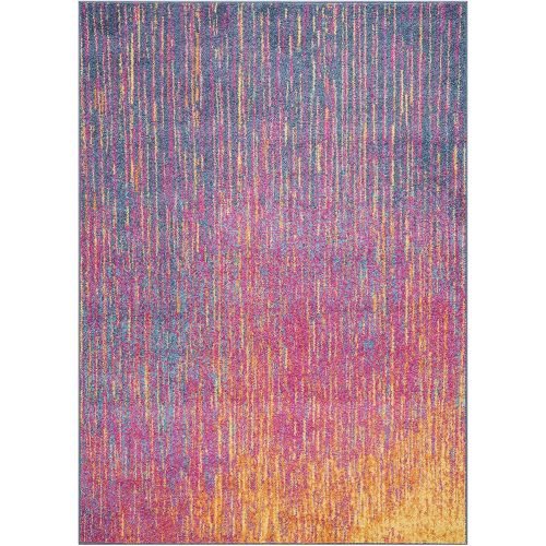  Nourison Passion Modern Abstract Colorful Multicolor Area Rug, 53 x 73