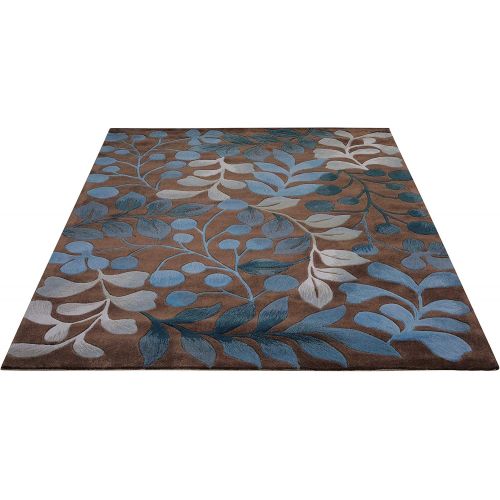  Nourison Contour (CON02) Mocha Rectangle Area Rug, 7-Feet 3-Inches by 9-Feet 3-Inches (73 x 93)
