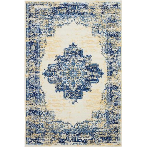  Nourison Grafix White Area Rug 6 x 9, 6X9