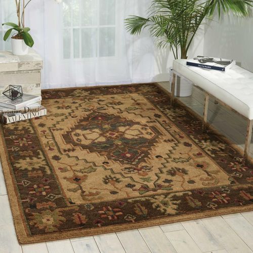  Nourison Tahoe (TA01) Beige Runner Area Rug, 2-Feet 3-Inches by 8-Feet (23 x 8)