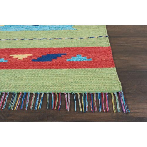  Nourison BAJ02 Baja Area Rug, 5x7 , REDBGE