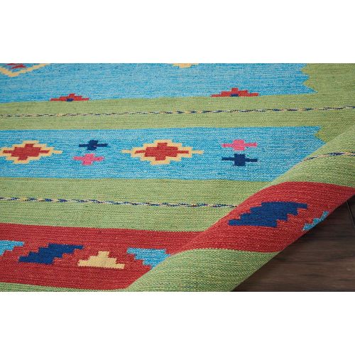  Nourison BAJ02 Baja Area Rug, 5x7 , REDBGE