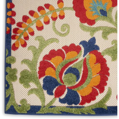  Nourison Aloha Multicolor IndoorOutdoor Area Rug 3 Feet 6 Inches by 5 Feet 6 Inches, 36X56
