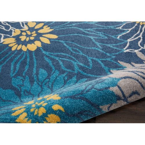  Nourison Passion Area Rug, 8x10, Blue