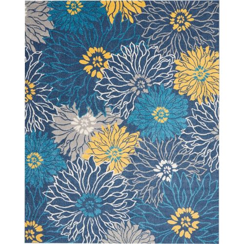  Nourison Passion Area Rug, 8x10, Blue