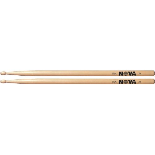  Nova 12-Pair Hickory Drumsticks Wood 2B