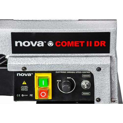  Nova NOVA 46300 Comet II Variable Speed Mini Lathe 12-Inch x 16 12-Inch