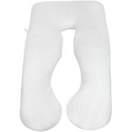 [아마존베스트]Nova Microdermabrasion Full Body Pregnancy Pillows U Shaped Maternity Pillow Back Support Pillow with Cotton Cover Zipper Removable & Washable