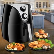 Nova Microdermabrasion 5.8 Qt. 8 in 1 Electric Air Fryer Oil Free Cooking WTemperature Control, Auto Shut off & Timer, LCD Digital Display Screen 1800W