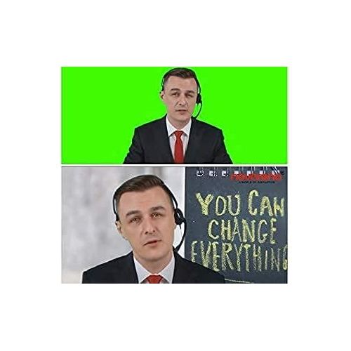  NOVARENA 5ft x 5ft Green Screen Work from Home Video Conferencing Dual-Sided 59/150cm Square Webcam Zoom Background Screen Privacy Chroma Key Chair Backdrop Video Chats Skype YouTu