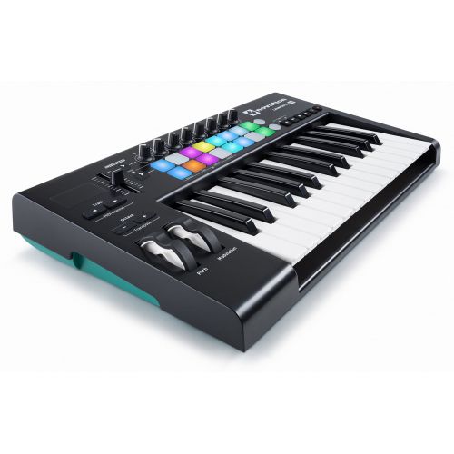  Novation LAUNCHKEY-25-MK2 USB MIDI Keyboard Controller + Mic + Headphones