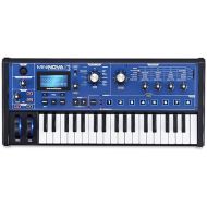 Novation MiniNova Analogue Modelling Compact 37 Mini-key Synth - Tough, compact, powerful mini-synth with pitch-correcting effect vocoder, 256 onboard sounds and five effects per voice layering Blue