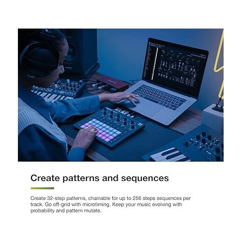  Novation Circuit Tracks: Groovebox sequencer with synth tracks, MIDI tracks and drum tracks for electronic music making