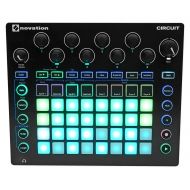 Novation CIRCUIT Groove Box Music Controller Pad/Drum Machine+2) Mics+Headphones