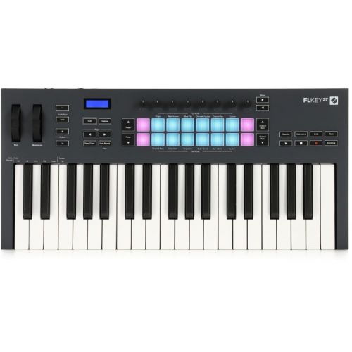  Novation FLkey 37 Keyboard Controller for FL Studio and Synthesizer Plug-ins Bundle