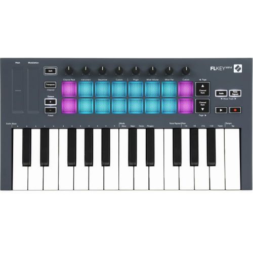  Novation FLkey Mini and FL Studio Fruity Edition Bundle