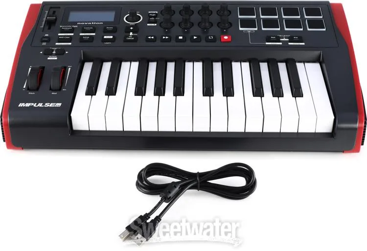  Novation Impulse 25 25-key Keyboard Controller Demo