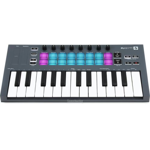  Novation FLkey Mini 25-key Keyboard Controller for FL Studio