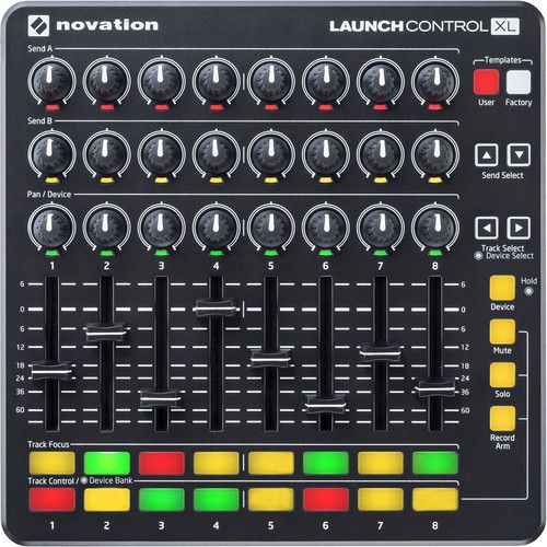  Novation Launch Control XL Controller for Ableton Live (Black)