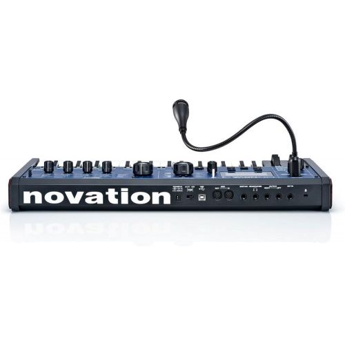  Novation Mini Nova analogue-modeling synthesizer w/ Sustain Pedal and 2 18.6 Instrument Cables