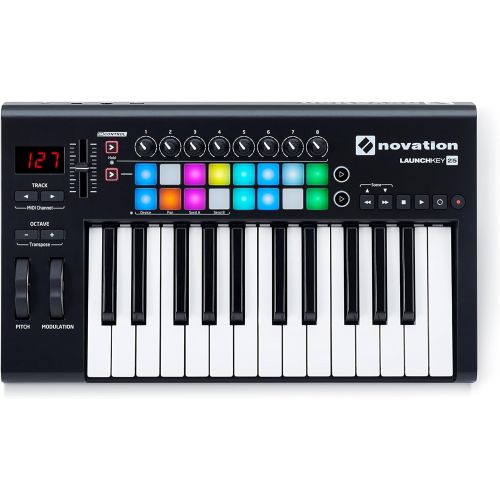  Novation Launchkey 25 MK2 USB Keyboard Controller for Ableton Live: Musical Instruments