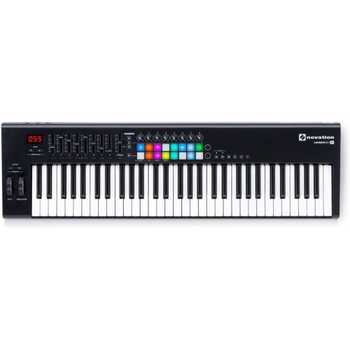  Novation Launchkey 61 Key USB MIDI Controller with Knox Keyboard Stand and Sustain Pedal