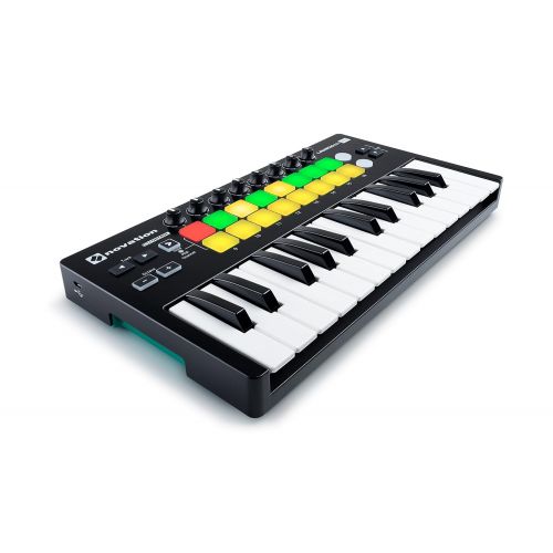  Novation Launchkey Mini 25-Note USB Keyboard Controller, MK2 Version