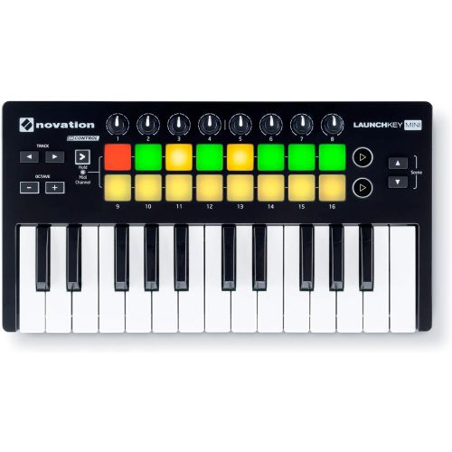  Novation LAUNCHKEY MINI MK2 25 Key USB Keyboard Controller+Headphones