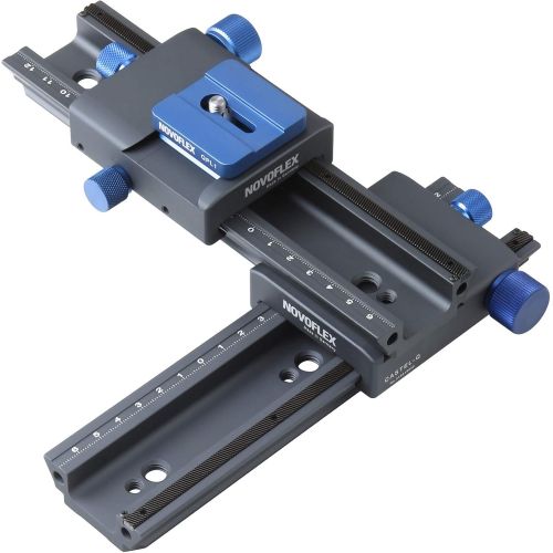  NOVOFLEX Q System Cross Focusing Rail Rack with QPL-1 (Castel-Cross-Q)