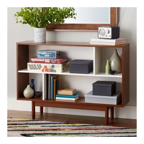  Novogratz Mid-century Modern Style Baxter Console Bookcase