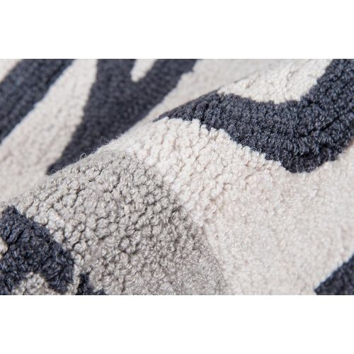  Novogratz by Momeni CUCINCNA-6GRY2339 Cucina Laundry Kitchen Mat 23 x 39 Grey