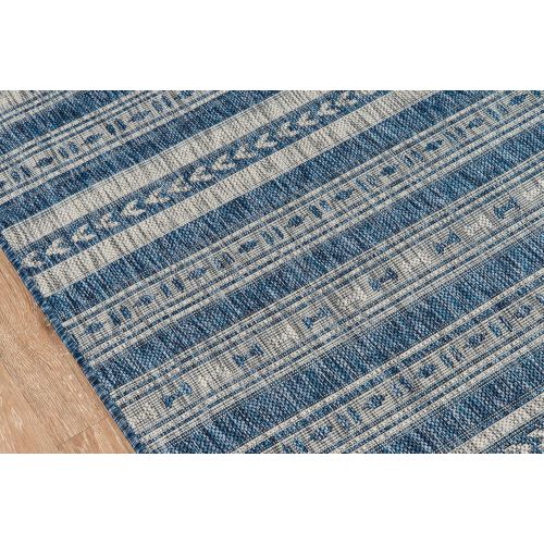  Novogratz by Momeni Novogratz Villa Collection Tuscany Indoor/Outdoor Area Rug, 33 x 50, Blue